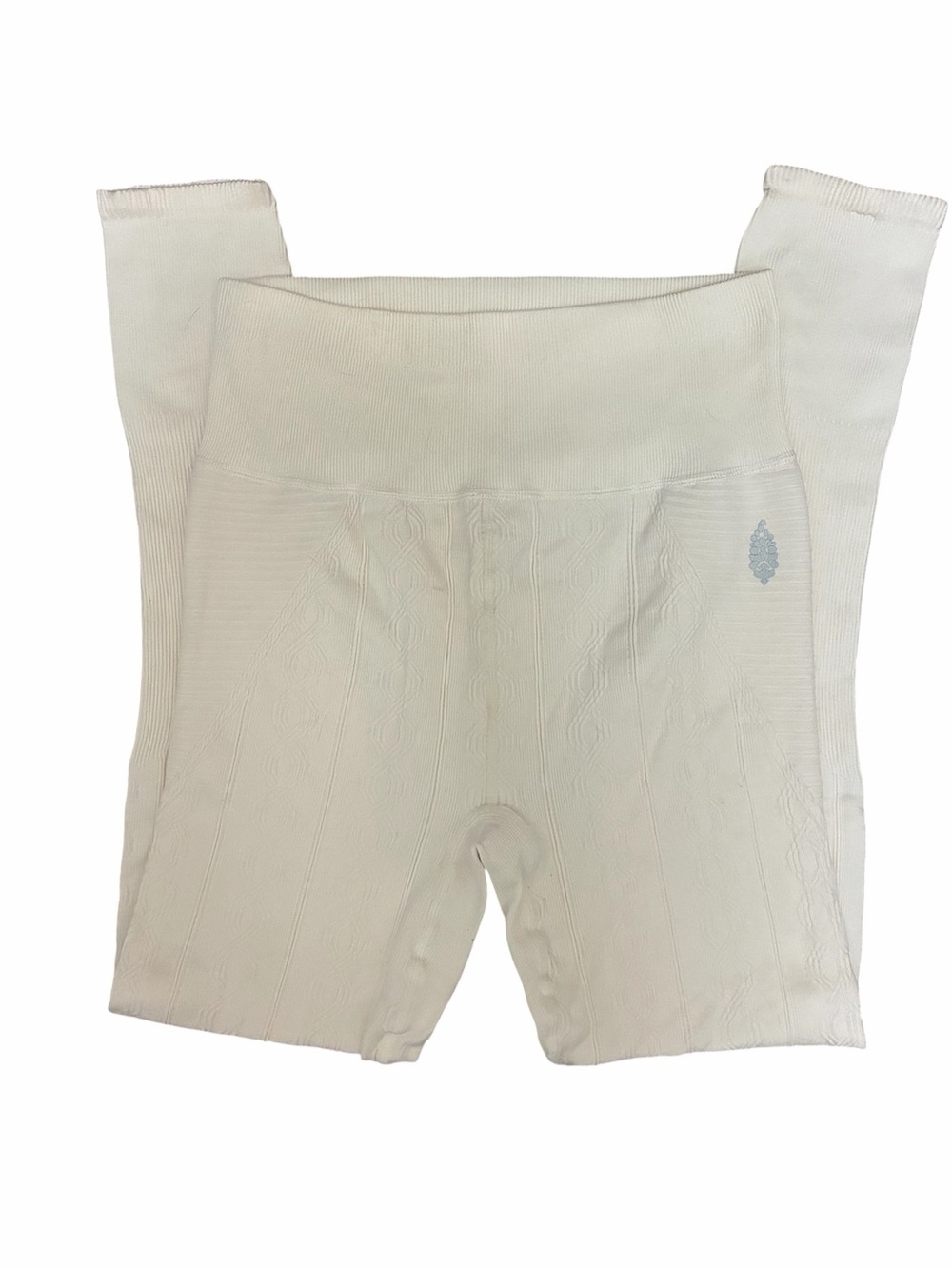 Free People Movement Run Around Seamless High Waist Leggings M/L NWOT Ivory - Picture 14 of 14